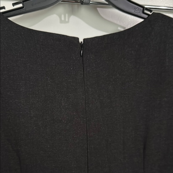 Maggy London charcoal grey Pleated Sheath Mini Dress - Picture 7 of 12